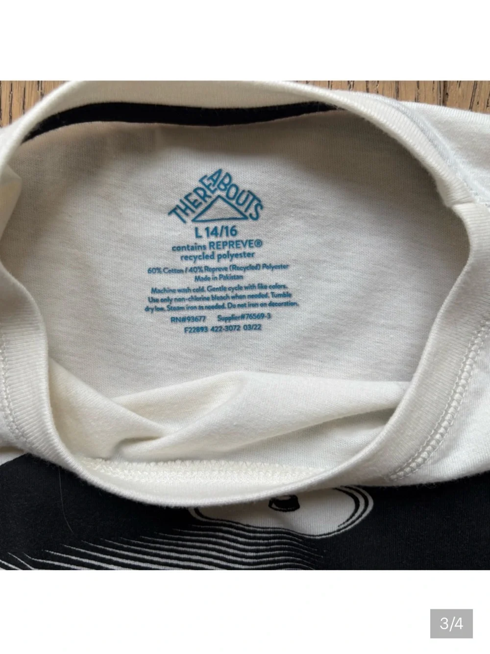 GAP Thereabouts Boys Kids Set of 2 Soft Long-Sleeve Graphic Tees Sz 14/16